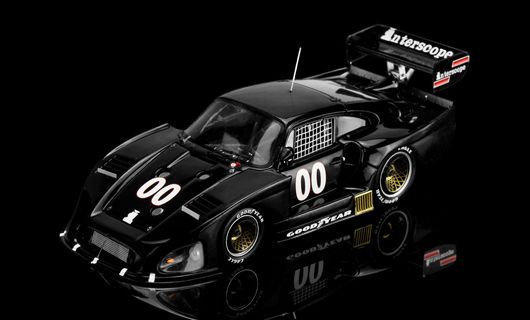 1980 PORSCHE 935 K4 #00 BLACK INTERSCOPE 1/43 MODEL CAR BY TSM  