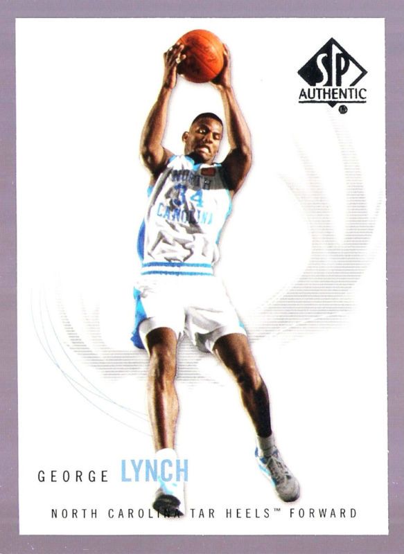 GEORGE LYNCH NORTH CAROLINA TAR HEELS 2010 UD SP #53  