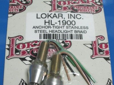 Lokar Anchor Tight Stainless Steel Headlight Kit HL1900  