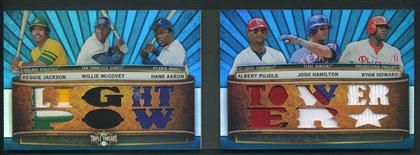   Threads Booklet Reggie Jackson Hank Aaron Albert Pujols Josh Hamilto