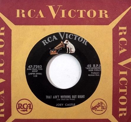   CASTLE Come A Little Closer Baby EX RCA Rockabilly 45 HEAR   