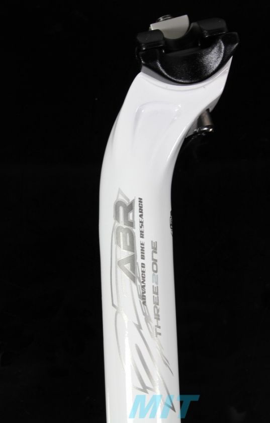 NEW ABR Alloy SEATPOST 27.2mm x 350mm ROAD MTB BIKE White  