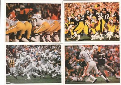 1986 Jenos Pizza Complete 56 Card Football Set NRMT  