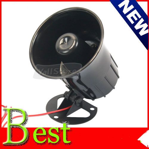 12V ELECTRIC SIREN AIR HORN LOUD SPEAKER PA MICROPHONE  