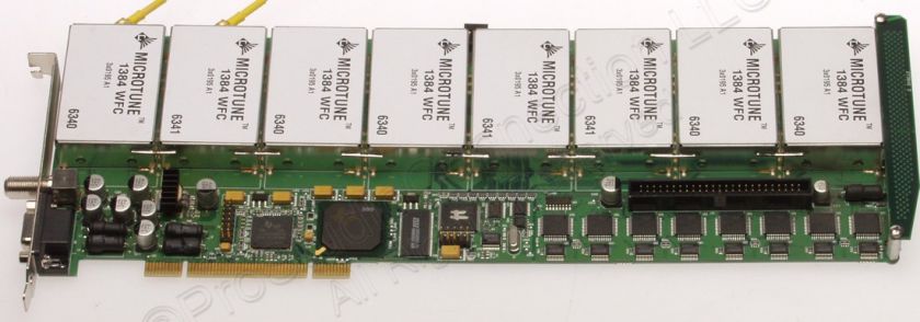 AudioScience ASI8702 8x AM/FM Broadcast Tuner PCI Card Skimmer Logger 