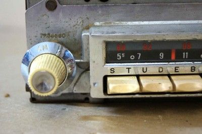 STUDEBAKER 1964 AVANTI AM FM RADIO RARE sc  