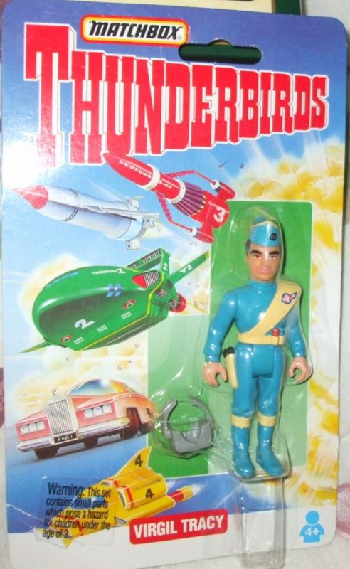 1993 MATCHBOX THUNDERBIRDS PILOT VIRGIL TRACY 3.5 INCH  