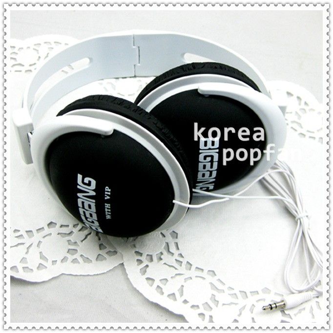 BIGBANG big bang with VIP KPOP BLACK EARPHONES HEADPHONES NEW  