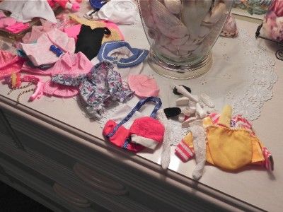 Large 100+ Vintage Barbie Clothes 2   1966 Dolls & Accessories Lot 