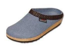 Ladies Stegmann Wool Clogs Blue Jeans  