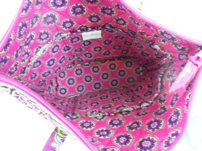 NWT VERA BRADLEY VILLAGER Very Berry Paisley Bag Handbag  