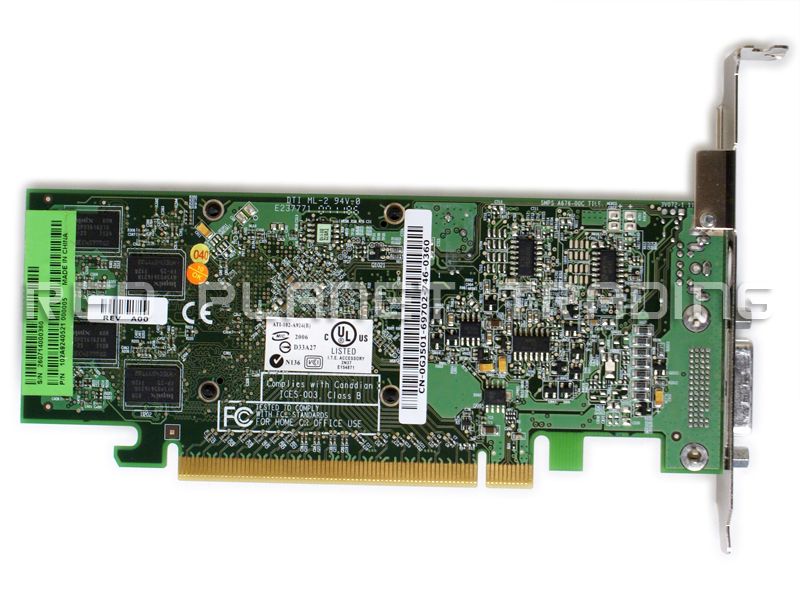 NEW Dell ATI X1300 Pro 256MB PCI e Video Card+Dual VGA Dual DVI Y 