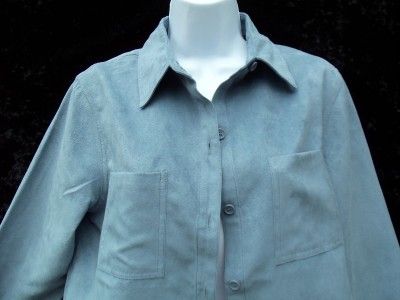 ALLISON MORGAN BLOUSE JACKET SLATE BLUE SIZE SMALL NWT  