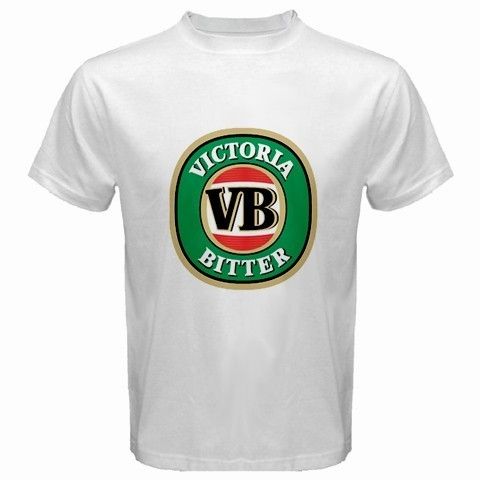 Victoria Bitter Beer Logo New White T Shirt  