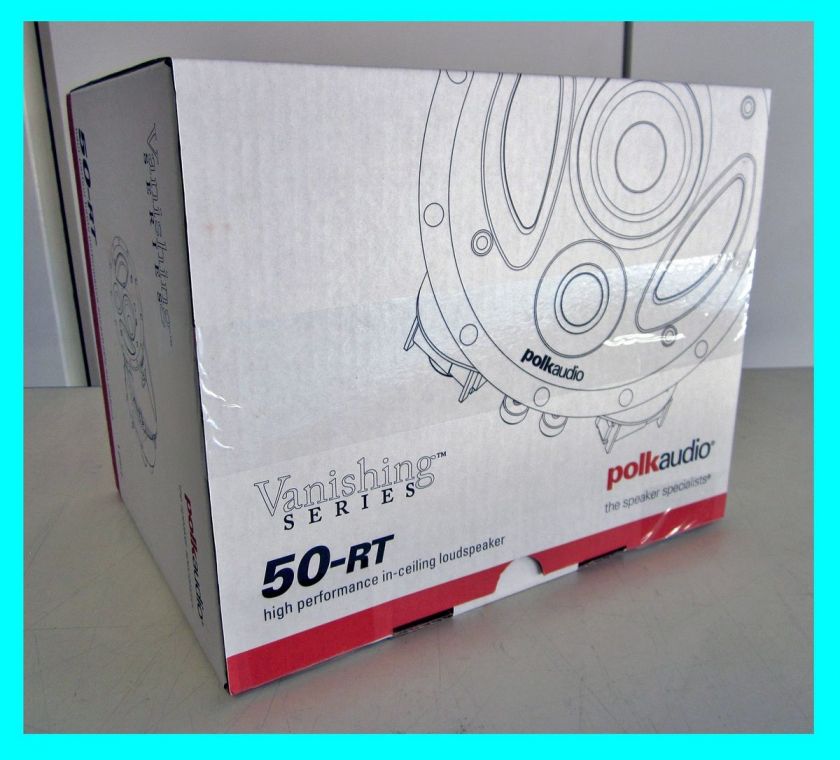 POLK AUDIO 50 RT 3 WAY VANISHING IN CEILING SPEAKER NEW  