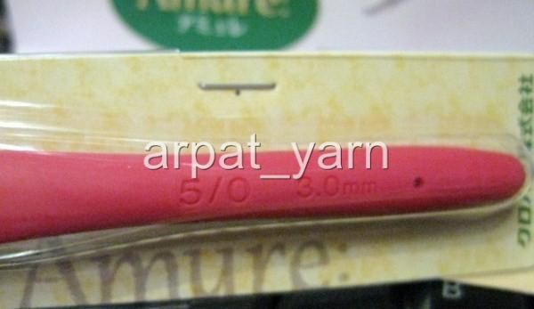 NEW Clover Amure Soft Touch Crochet Hook D size 3mm  