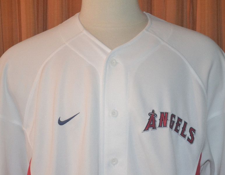 ANAHEIM ANGELS #27 VLADIMIR GUERRERO NIKE BASEBALL JERSEY MENS LARGE 