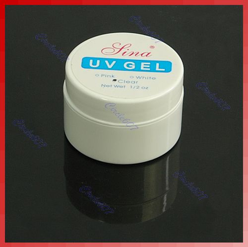 Clear UV Gel Builder Nail Art Polish Glue Manicure Tips  