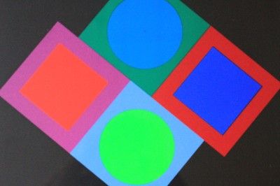 VICTOR VASARELY Vintage framed Lithograph Exhibition Poster Kanta et 