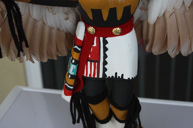 KACHINA SIGNED J. CREEK EAGLE DANCER VINTAGE AMAZING  