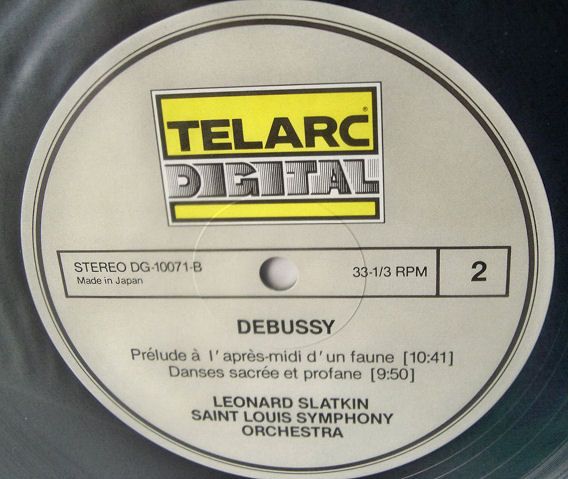 Debussy La Mer St.Louis Symphony LP Record DG10071  