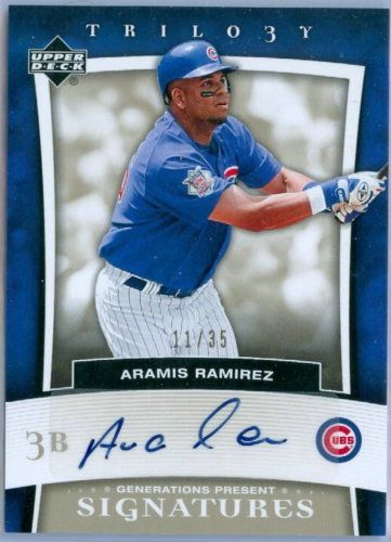 ARAMIS RAMIREZ 2005 UD TRILOGY AUTO AUTOGRAPH SP/35  