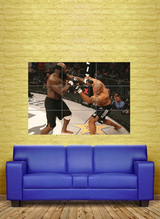 Kimbo Slice vs cantrell MMA GIANT Poster Print NC1458  