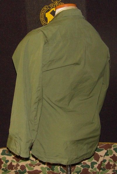 1969 VIETNAM TROPICAL SLANT POCKET SHIRT W/R RIP STOP  