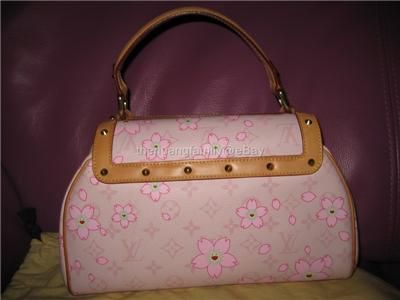 LOUIS VUITTON CHERRY BLOSSOM SAC RETRO BAG PINK PURSE  