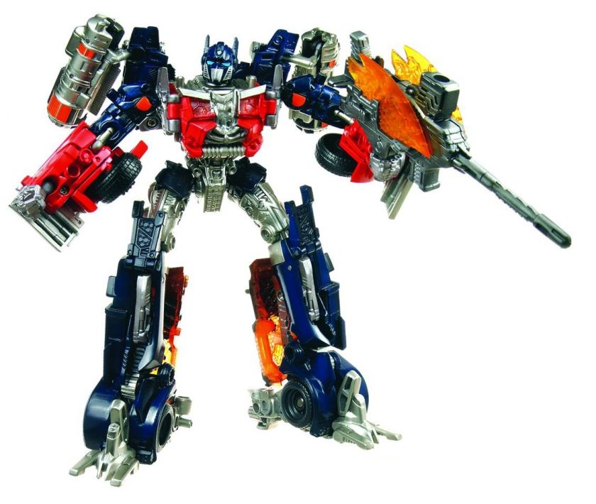 TRANSFORMERS 3 DOTM Movie Voyager Fire Optimus Prime  