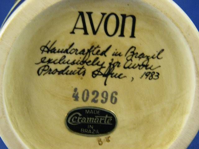 1983 Avon Football 1900   1980 Lidded Beer Stein  