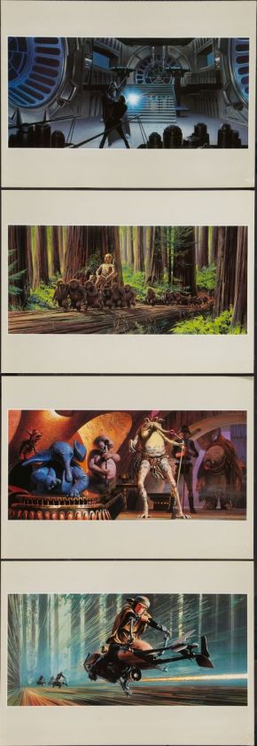 RALPH MCQUARRIE   STAR WARS   RETURN OF THE JEDI PORTFOLIO   1ST 