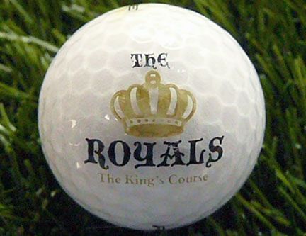 THE ROYALS THE KINGS COURSE Logo Golf Ball  