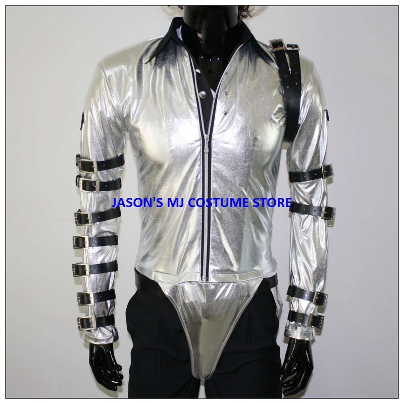 MICHAEL JACKSON SILVER BAD TOUR JACKET SHIRT Pro Series  