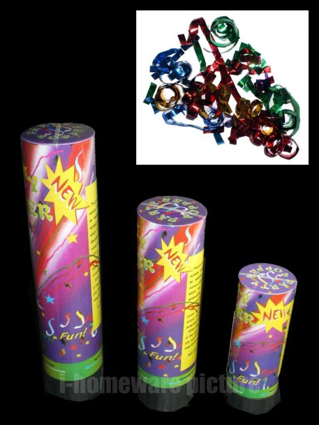 2x Birthday Wedding Party No Fire Work Confetti Cannon Popper Series 