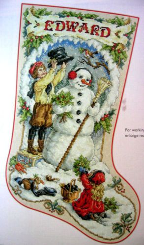   Stocking Collection Counted Cross Stitch Charts Book NEW Donna Cooler