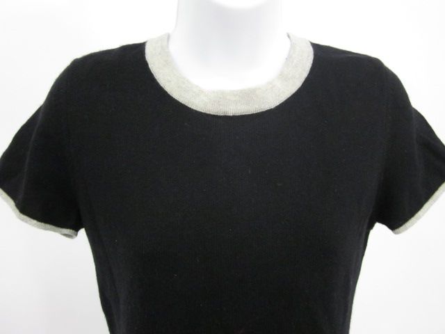 MAG BY MAGASCHONI Black Short Sleeve Sweater Sz M  