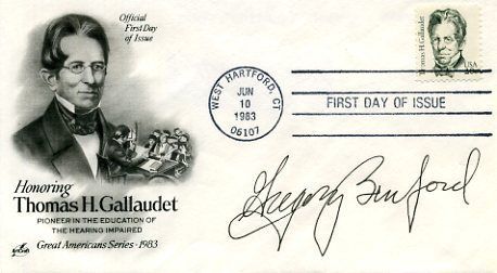 Gregory Benford Science Fiction Author Signed Autograph FDC  