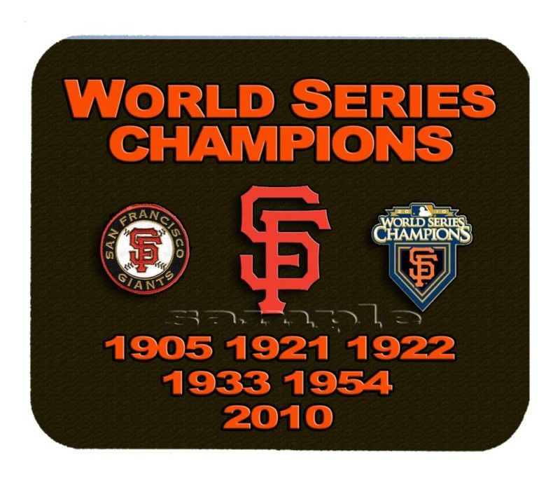 Item#316 SF Giants Championship Banner Mouse Pad  