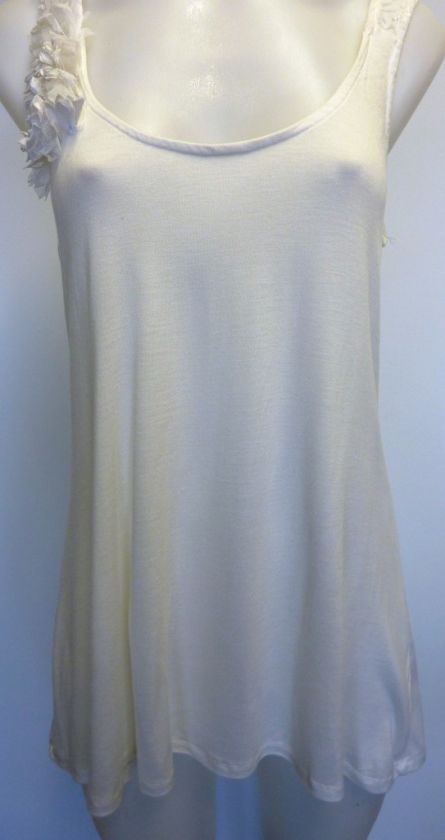   long TOP lace summer sexy T shirt sz8 14 trapeze tank blouse long