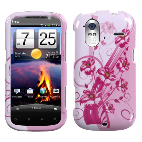 Blooming Lily Phone Snap on Hard Case Cover For HTC Amaze 4G  