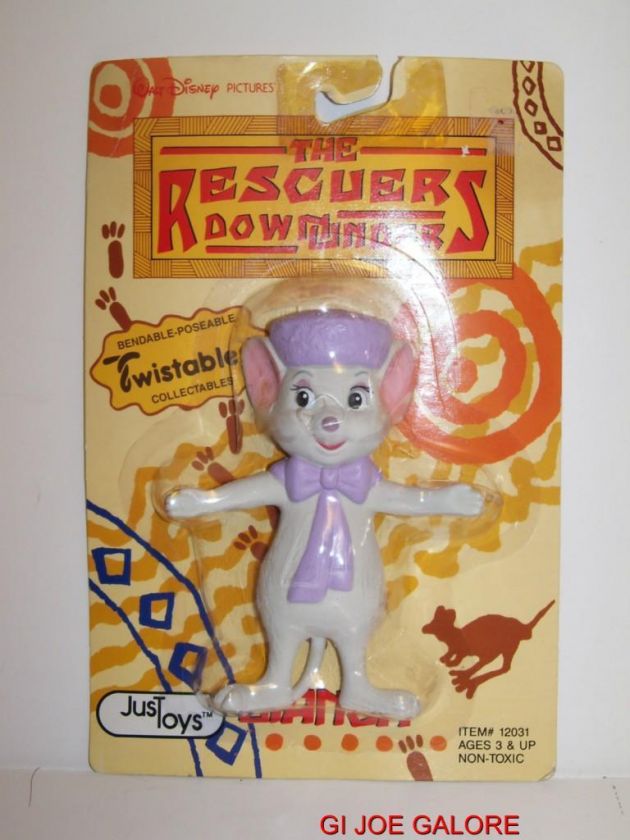 JUSTOYS(BENDEM)RESCUERS DOWN UNDER)BIANCA)MOC,MISB)RARE  