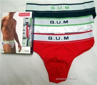 Bum Equipment Mini Briefs   3 Pack   Large  