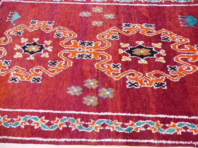 RARE MOROCCAN HIGH ATLAS BERBER RUG 8 10 x 5 7  