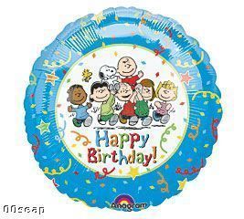 SNOOPY Peanuts Gang Lucy Charlie Brown Birthday Balloon  