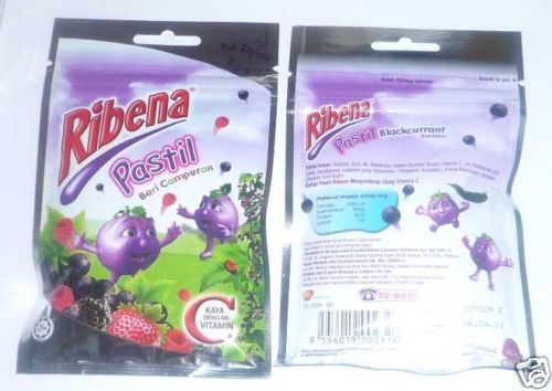 New Pack RIBENA Blackcurrant PASTILLES Malaysia  