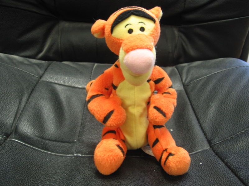 plush bean bag Tigger doll, good condition Mattel  