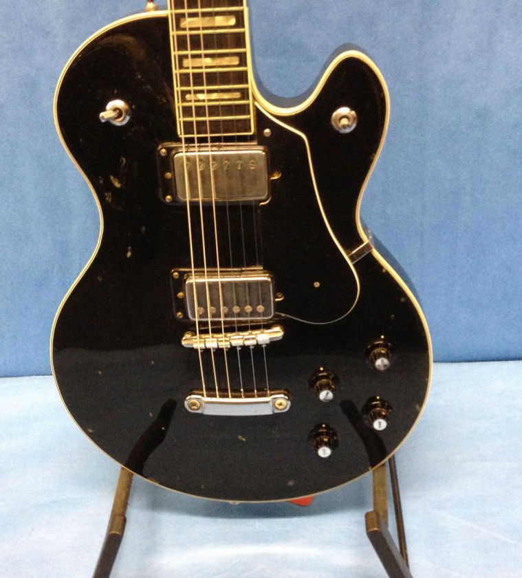 Hagstrom Swede Black Electric Guitar Vintage 1970s  