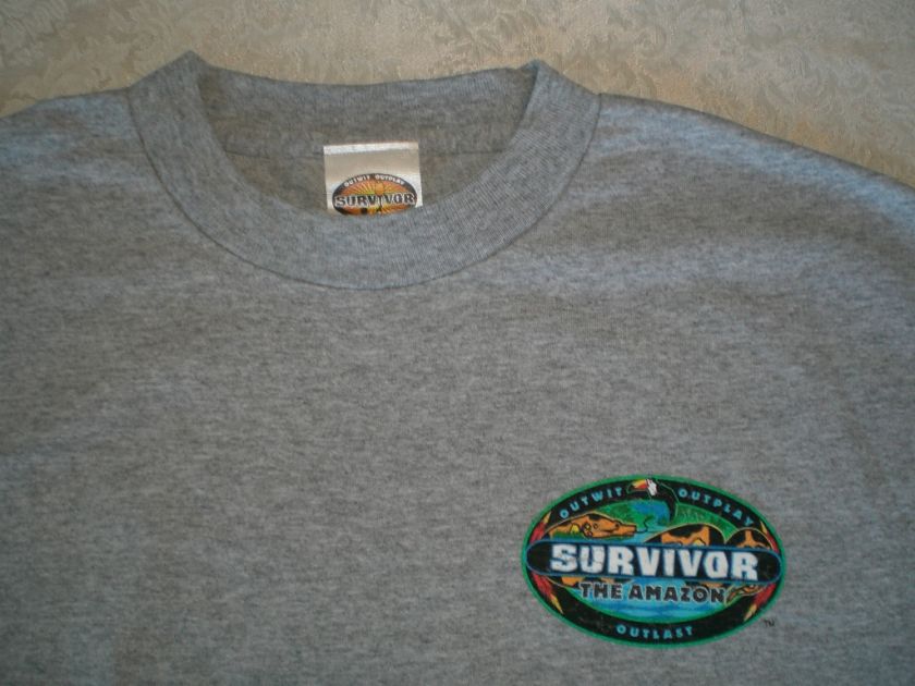 SURVIVOR Adult T Shirt    Logo   Sizes M Lg XXL  