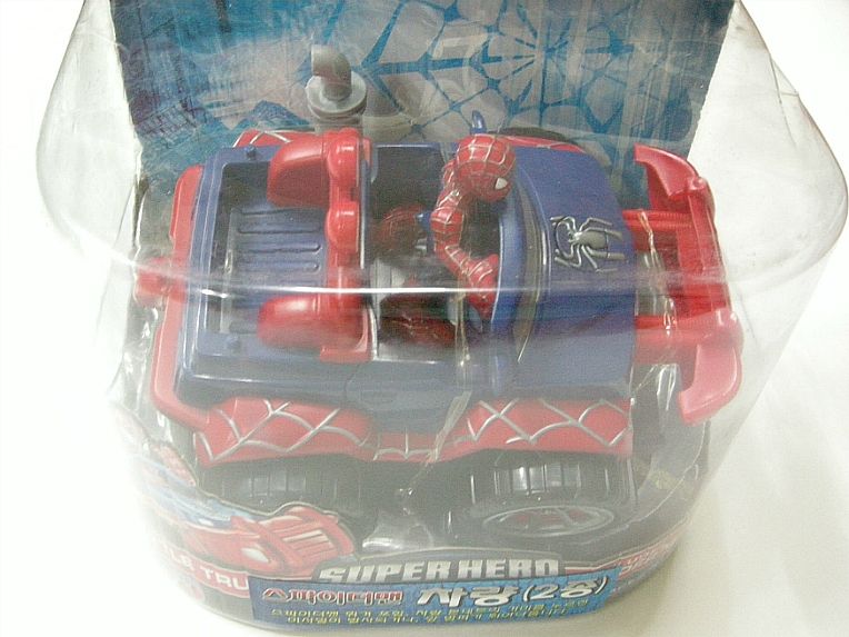 NEW Hasbro Spider man 3 SUPER HERO SQUAD BATTLE TRUCK WITH FIGURE 